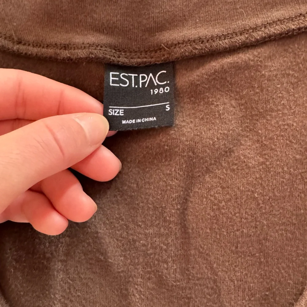 Pacsun Brown V-Neck baby tee - Picture 3 of 4